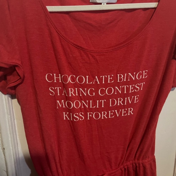 Wildfox Red Romper Onesie lounge - Picture 4 of 6